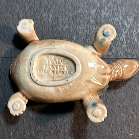 Wade Whimsies Tortoise Turtle Trinket Box w/ Lid Porcelain Vintage England - Picture 8 of 8